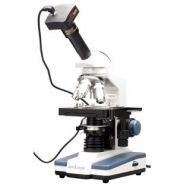 40X-2000X Double Layer Mechanical Stage LED Compound Microscope and 8MP USB Camera by AmScope
