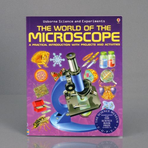  40X-2500X Advanced Home School Compound Microscope + 3MP Camera, Slides & Book by AmScope