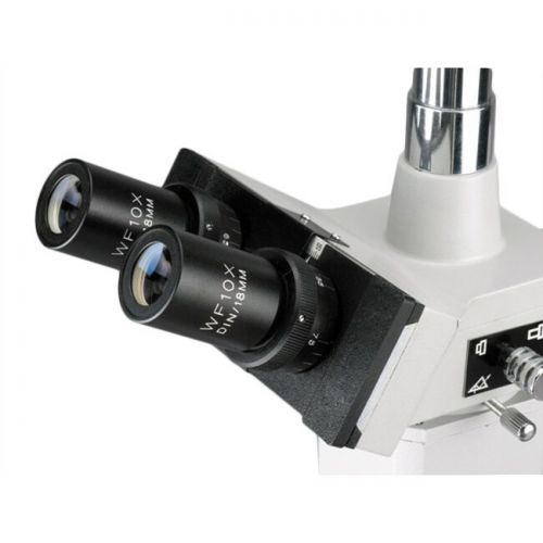  40X-2500X Two Light Metallurgical Microscope with 1.3MP USB Camera by AmScope