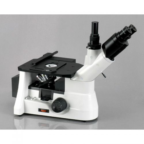  40X-400X Super Widefield Polarizing Metallurgical Inverted Microscope by AmScope