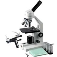 40X-800X Student Compound Microscope with Mechanical Stage by AmScope