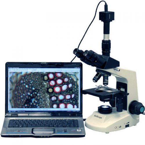  40x-1000x Full Size Compound Microscope with Digital Camera by AmScope