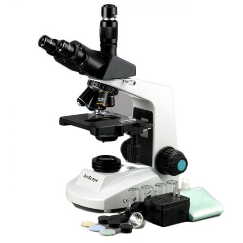  40x-1000x Full Size Compound Microscope with Digital Camera by AmScope