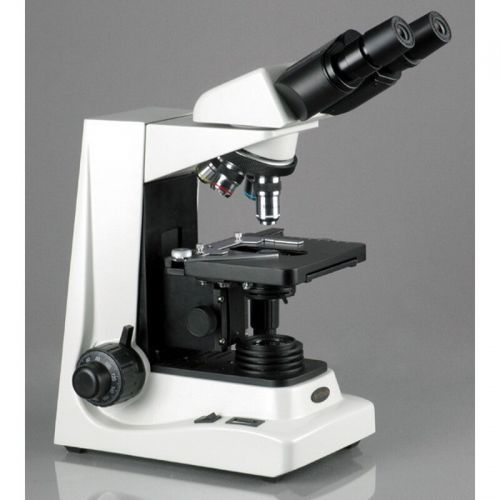  40x-1600x Darkfield and Turret Phase Contrast Compound Microscope by AmScope