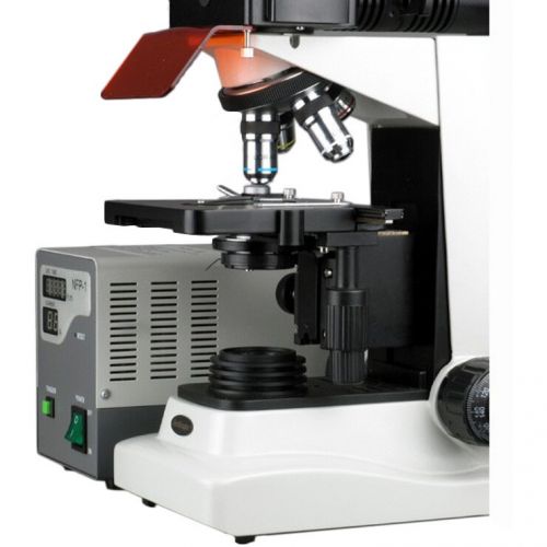  40x-1600x EPI Fluorescence Trinocular Microscope with 3MP Digital Camera by AmScope