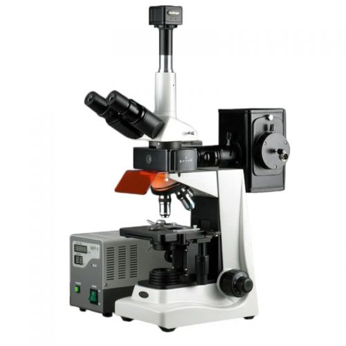  40x-1600x EPI Fluorescence Trinocular Microscope with 3MP Digital Camera by AmScope