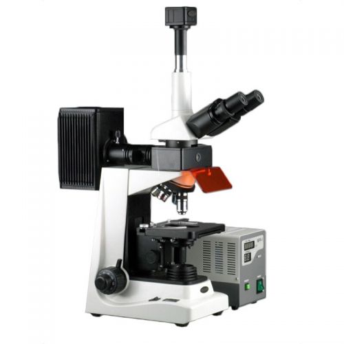  40x-1600x EPI Fluorescence Trinocular Microscope with 3MP Digital Camera by AmScope