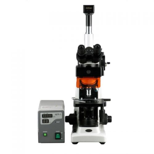  40x-1600x EPI Fluorescence Trinocular Microscope with 3MP Digital Camera by AmScope