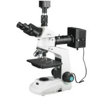 40x-2000x Polarizing Metallurgical Microscope with 2 Lights and 10MP Camera by AmScope