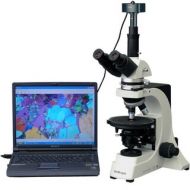 40x-600x Infinity Polarizing Microscope with 9MP Camera by AmScope