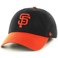 Men's San Francisco Giants '47 BlackOrange Franchise Batting Practice Fitted Hat