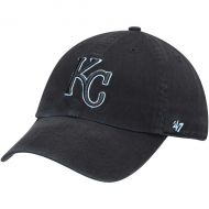 Men's Kansas City Royals '47 Black Team Color Clean Up Adjustable Hat