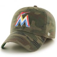 Men's Miami Marlins '47 Camo Harlan Franchise Fitted Hat