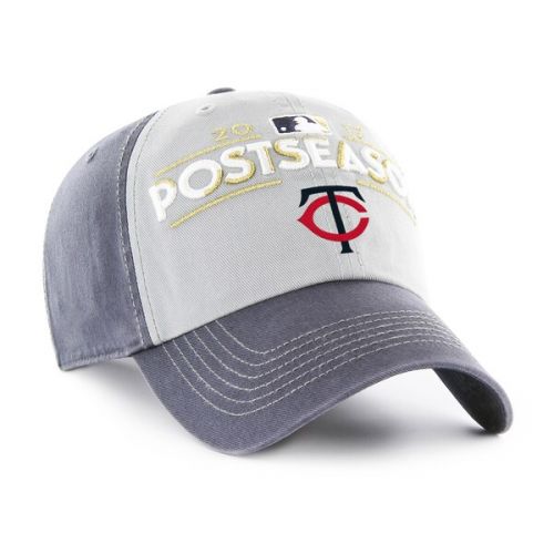  Men's Minnesota Twins '47 Navy 2017 Postseason Grasp Cleanup Locker Room Adjustable Hat