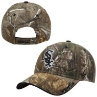 Mens Chicago White Sox '47 Brand Camo Logo Structured Frost Adjustable Hat