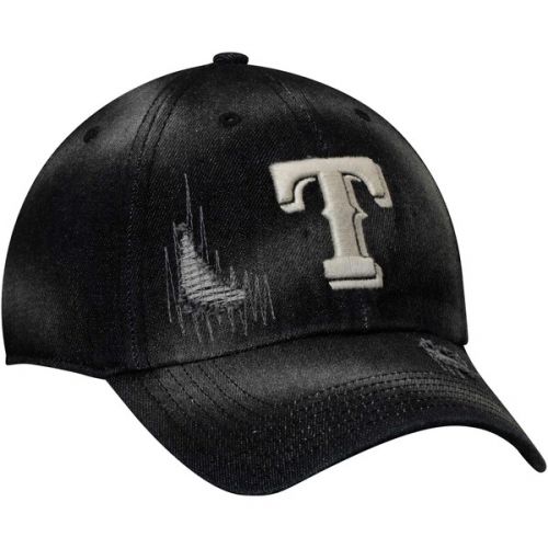  Men's Texas Rangers '47 Black Loughlin Clean Up Adjustable Hat
