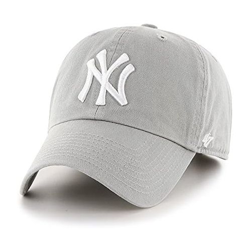  %2747 47 Brand New York Yankees Clean Up Hat Cap Light Grey/White