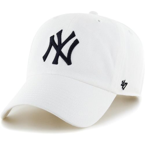  %2747 47 Brand MLB NY Yankees Clean Up Cap - White