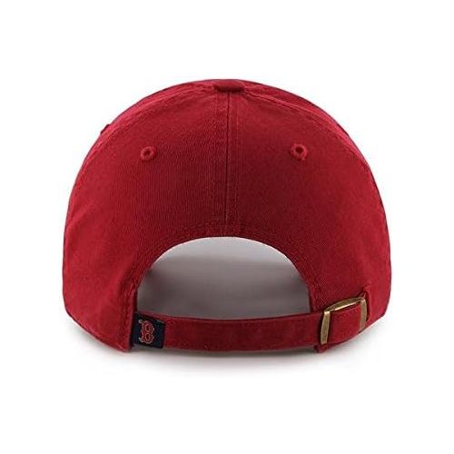  47 Brand Red Sox Garmet Washed Red Cap Red