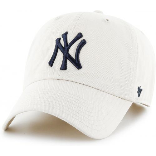  %2747 MLB New York Yankees Mens 47 Brand Clean Up Cap, Natural, One-Size