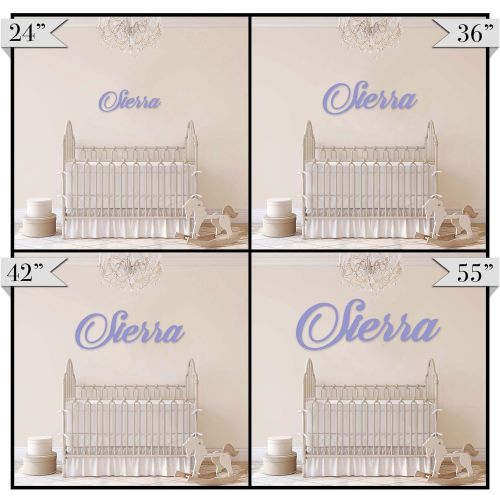  Custom Personalized Wooden Name Sign 12-55 WIDE - OLIVIA Font Letters Baby Name Plaque PAINTED nursery name nursery decor wooden wall art, above a crib