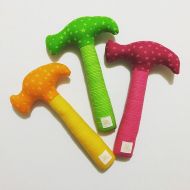 /4CheekyLittleMonkeys Squeaky Hammer (Assorted Fabrics Available)