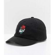 4HUNNID 4 Hunnid Rose Black Strapback Hat