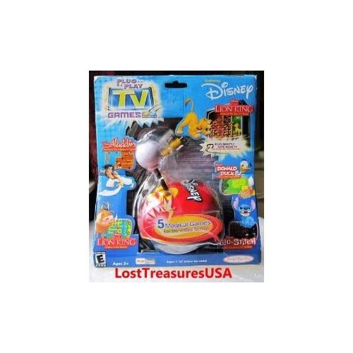  Toy  Game Plug N Play Disney Joystick With 5-In-1 TV Games - Go On An Adventure! (For Ages 5 Years And Up) by 4KIDS
