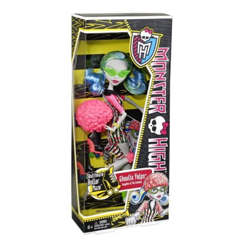  Toy / Game Lovely Monster High Roller Maze Ghoulia Yelps Doll - Skultimate Outfit Complete With Helmet by 4KIDS