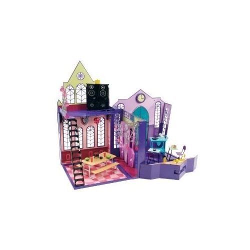  4KIDS Toy / Game Freaky Monster High School Playset (X3711) - Mad Science Classroom, Casketball Court & Lockers