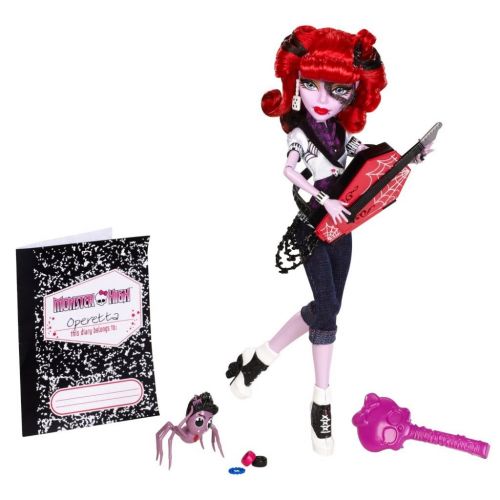  4KIDS Toy / Game Freaky Monster High Operetta Doll (Daughter Of Phantom Of The Opera) With Coffin-Shaped Guitar