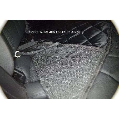  4Knines Dog Seat Cover with Hammock - 6040 split and middle seat belt capable - USA Based Company