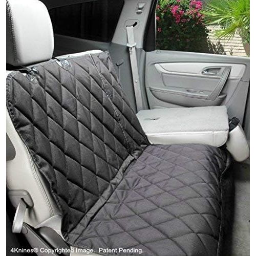  4Knines Dog Seat Cover with Hammock - 6040 split and middle seat belt capable - USA Based Company