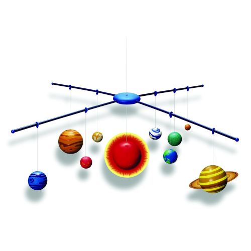  4M 3-Dimensional Glow-In-The-Dark Solar System Mobile Making Kit