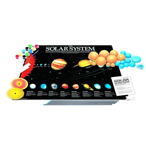  4M 3-Dimensional Glow-In-The-Dark Solar System Mobile Making Kit