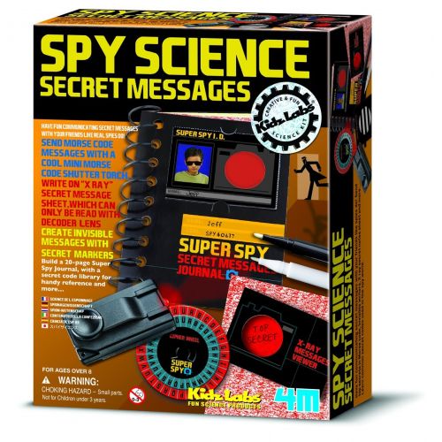 4M Spy Science Secret Messages Kit