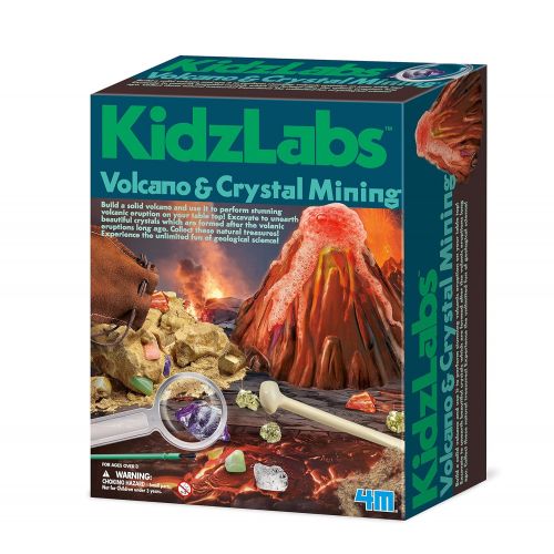  4M Volcano and Crystal Mining Science Kit