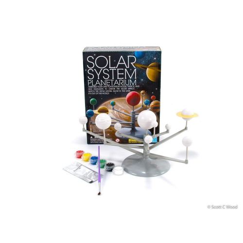  4M Solar System Planetarium - DIY Glow In The Dark Astronomy Planet Model Stem Toys Gift for Kids & Teens, Girls & Boys