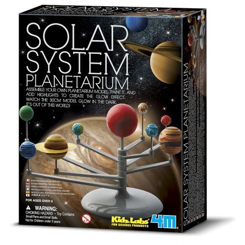  4M Solar System Planetarium - DIY Glow In The Dark Astronomy Planet Model Stem Toys Gift for Kids & Teens, Girls & Boys
