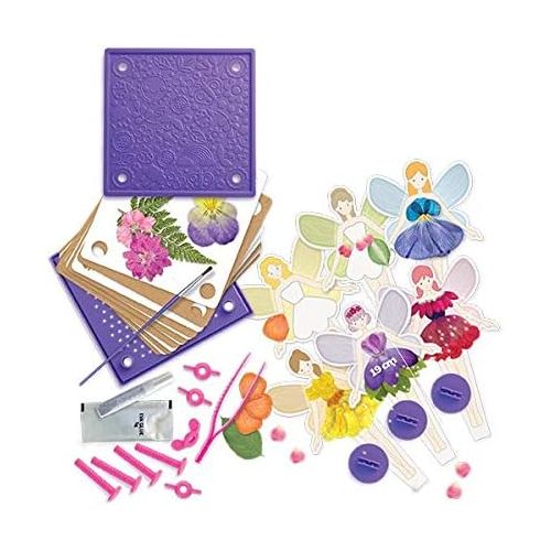  [아마존베스트]4M Kidzmaker Pressed Art Flower Fairy Kit