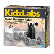 4M Kidzlabs Metal Detector Robot Kit Stem Toys Rc Science Project Educational Gift for Kids, Brown/A, Model:4607