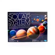 4M 3D Glow-in-the-Dark Solar System Mobile Making Kit - DIY Science Astronomy Learning Stem Toys Educational Gift for Kids & Teens, Girls & Boys