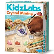 4M Kidzlabs Crystal Mining Kit - DIY Geology Science Dig Excavate Gemstones Minerals - STEM Toys Gift for Kids & Teens, Boys & Girls, Model:3564