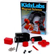 4M Magnet Science Kit - 10 Magnetic Experiments & Games (over 25 pieces to Build & STEM Learn From) - Power the Racer with a Magnet, Levitate a Magnet, Magnetic Yacht & Fishing, Bo