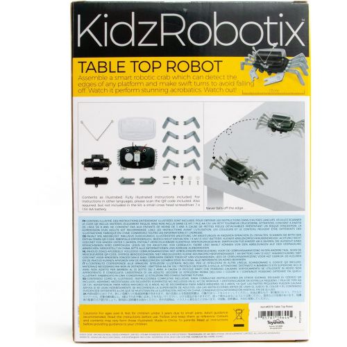  [아마존베스트]4M 5576 Table Top Robot - DIY Robotics Stem Toys, Engineering Edge Detector Gift for Kids & Teens, Boys & Girls (Packaging May Vary)