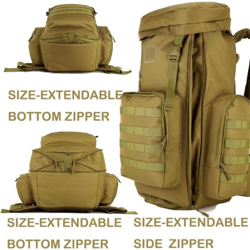  4land Large Backpacking Backpack for Men,2022 Upgraded Extra Large Camping Hiking Backpack, 60L70L85L Oversized Rucksack