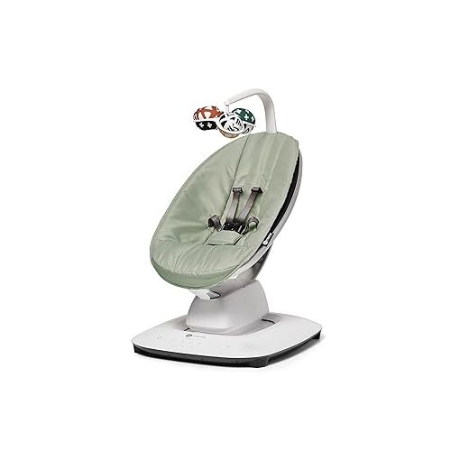 포맘스 4moms MamaRoo Multi-Motion Baby Swing, Bluetooth Enabled with 5 Unique Motions, Sage