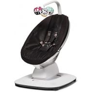 4moms MamaRoo Multi-Motion Baby Swing, Bluetooth Enabled with 5 Unique Motions, Black