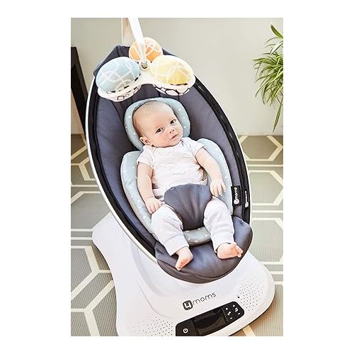 포맘스 4moms RockaRoo and MamaRoo Infant Insert, Machine Washable, Cool Mesh Fabric, Modern Design