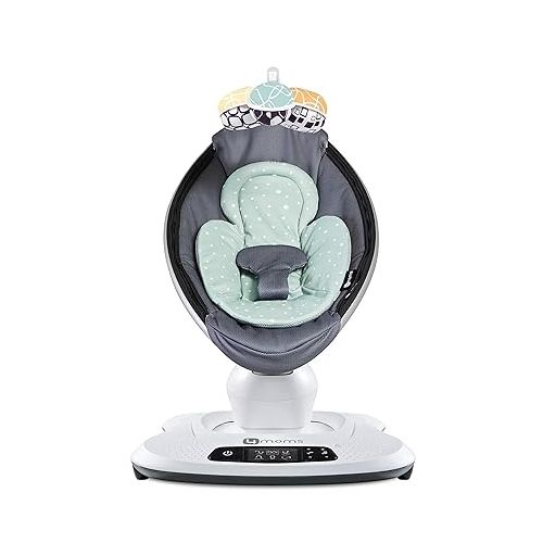 포맘스 4moms RockaRoo and MamaRoo Infant Insert, Machine Washable, Cool Mesh Fabric, Modern Design